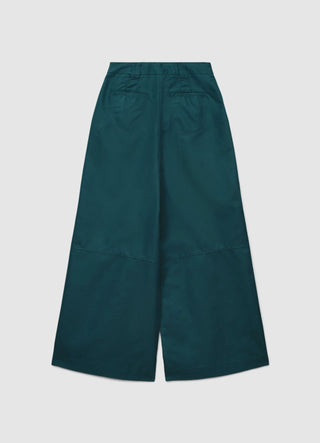 Pantaloni wide leg a tinta unita