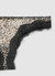 Slip Brazilianer mit Spitzen-Details und Animal-Print