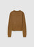 Crew neck jumper with dotted pattern
