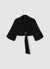Crop-Shirt mit Schnalle