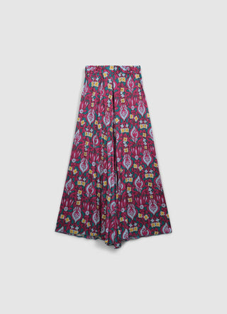 Patterned palazzo trousers