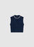 Gilet in maglia con applicazioni strass
