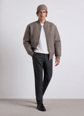 Pantaloni chino a microfantasia