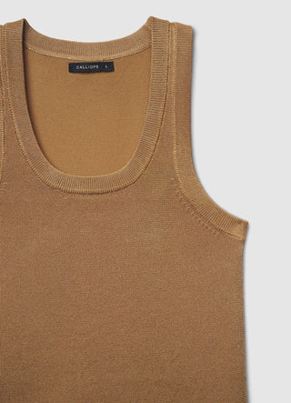 Uni-farbene Tanktop