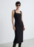 Sheath dress with square neckline