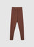 Solid colour high-waisted long leggings