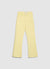 Jeans cropped flare a tinta unita