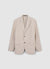 Pinstriped single-breasted jacket