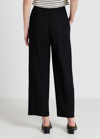 Pantaloni jogger in lino