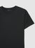 T-shirt a tinta unita con girocollo
