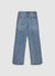 High-waisted palazzo jeans