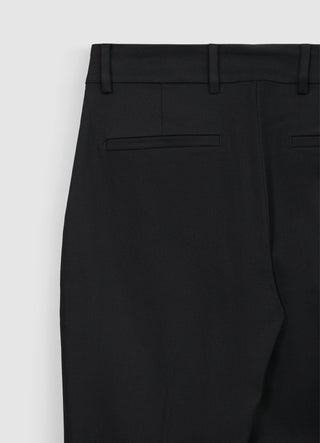 Plain rasatello trousers
