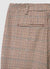 Pantaloni palazzo a quadri con paillettes