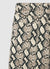 Pantaloni wide leg con stampa pitonata