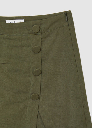 Gonna pantalone tinta unita