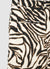 Palazzo trousers with zebra print