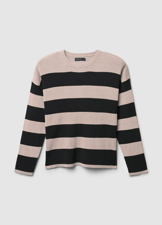 Gestreifter Strickpullover