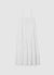 Gauze ruffle long dress
