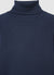 Uni-farbener Rollkragenpullover
