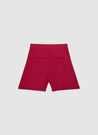 Shorts bermuda en lin mélangé