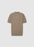 T-shirt polo in maglia a coste