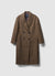 Cappotto doppiopetto a quadri