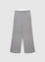 Pantalon palazzo à rayures et taille boxer