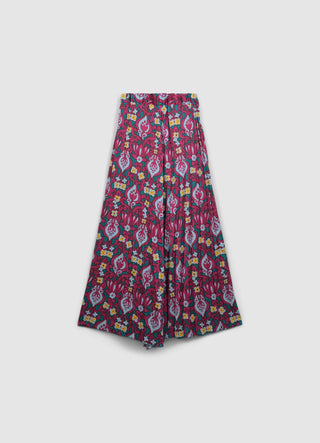 Patterned palazzo trousers