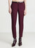 Plain satin trousers