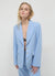 Single-breasted jacket with gold buttons