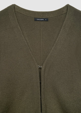 Cardigan con ganci