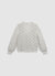 Cardigan traforato con bottoni effetto luccicante