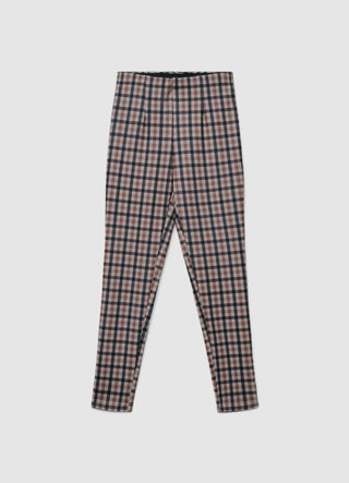 Leggings lunghi a quadri