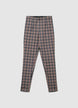 Lange Leggings mit Karomuster - L