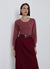 Cable-knit body with long sleeves