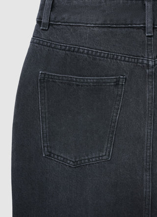 Gonna longuette in denim