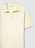 Uni-farbene Polo-T-Shirt aus Strickstoff