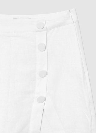 Gonna pantalone tinta unita