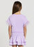 T-shirt maniche con piume