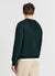 Textured crew neck sweatshirt