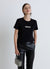T-shirt con applicazione strass