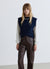 Gilet in maglia con applicazioni strass