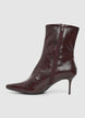 Stiefel mit mittelhohem Absatz und seitlichem Reißverschluss - 36