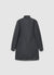Cappotto con collo in piedi a tinta unita