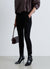 Pantaloni lunghi sartoriali simil satin a tinta unita