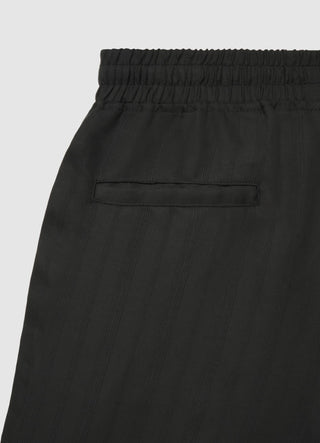 Pantaloncini jogger a righe jacquard