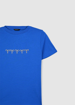 T-Shirt Strass-Schleifen