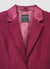 Giacca blazer monopetto gessata con paillettes