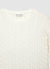 Cable-knit jumper with crew neck