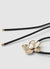 Choker con fiore metallico